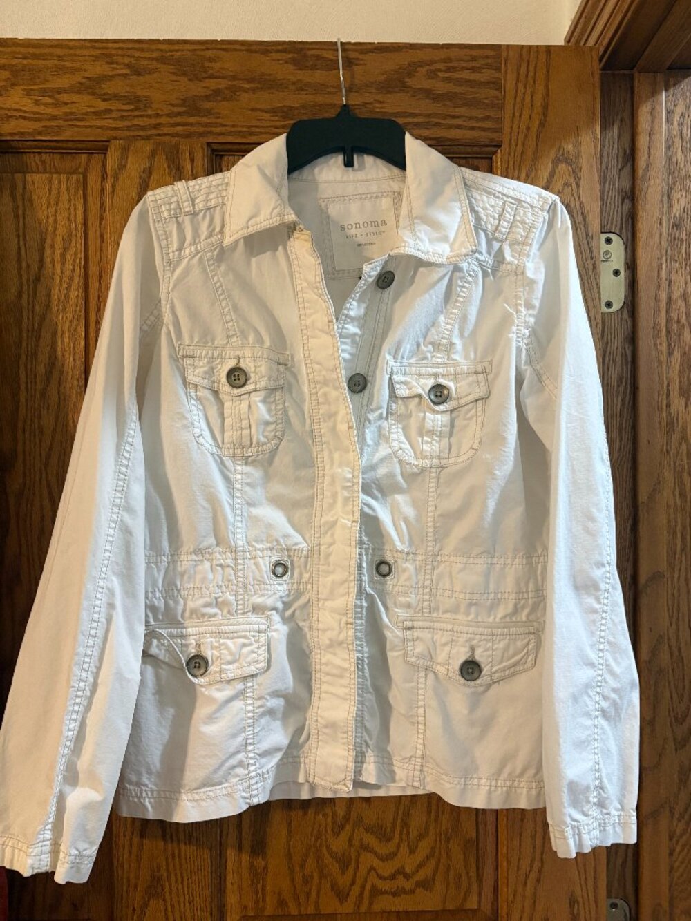 Cream Jacket Size Medium